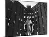 Statue of Mary in front of Catholic Hospital in Chicago, Symbolizing Mother of Mercy-John Dominis-Mounted Photographic Print