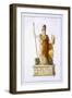 Statue of Minerva by Phidias, General Study of Greek Architecture and Sculpture, c.1814-null-Framed Giclee Print