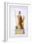 Statue of Minerva by Phidias, General Study of Greek Architecture and Sculpture, c.1814-null-Framed Giclee Print