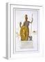 Statue of Minerva by Phidias, General Study of Greek Architecture and Sculpture, c.1814-null-Framed Giclee Print