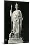 Statue of Minerva-null-Mounted Art Print