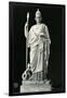 Statue of Minerva-null-Framed Art Print