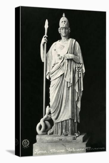 Statue of Minerva-null-Stretched Canvas