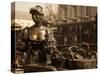 Statue of Molly Malone, Dublin, Ireland, Europe-Ian Egner-Stretched Canvas