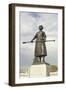 Statue of Molly Pitcher, Legendary Heroine of the War of Independence Who Would Have Been Identifie-null-Framed Giclee Print