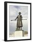 Statue of Molly Pitcher, Legendary Heroine of the War of Independence Who Would Have Been Identifie-null-Framed Giclee Print