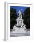 Statue of Mozart, Vienna, Austria, Europe-Stuart Black-Framed Photographic Print