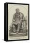 Statue of Mr James Carmichael, Engineer, at Dundee-null-Framed Stretched Canvas