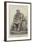 Statue of Mr James Carmichael, Engineer, at Dundee-null-Framed Giclee Print