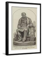 Statue of Mr James Carmichael, Engineer, at Dundee-null-Framed Giclee Print