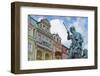 Statue of Neptune, Historic Old Town, Poznan, Poland, Europe-Christian Kober-Framed Photographic Print