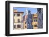 Statue of Neptune, Piazza Della Signora, Florence, Italy-Peter Adams-Framed Photographic Print