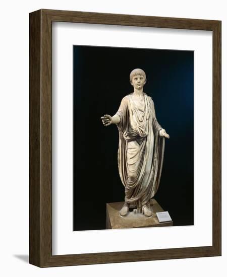 Statue of Nero as Child Wearing Bulla-null-Framed Giclee Print