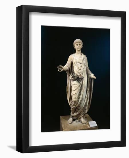 Statue of Nero as Child Wearing Bulla-null-Framed Giclee Print
