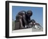 Statue of Newton by Eduardo Paolozzi, the British Library, London, England, United Kingdom-Ethel Davies-Framed Photographic Print