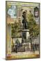 Statue of Niels Juel, Dano-Norwegian Admiral, Copenhagen-null-Mounted Giclee Print