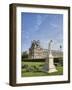 Statue of Nymphe and Louvre Museum, Paris-Raimund Koch-Framed Photographic Print