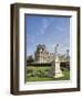 Statue of Nymphe and Louvre Museum, Paris-Raimund Koch-Framed Photographic Print