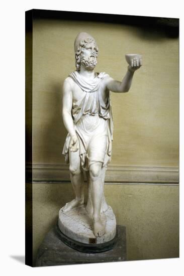 Statue of Odysseus, Hero of Homer's Epic Poem the Odyssey-null-Stretched Canvas