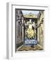 Statue of Olympian Zeus by Pheidias, from a Series of the "Seven Wonders of the Ancient World"-Ferdinand Knab-Framed Giclee Print