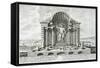 Statue of Olympian Zeus, Made by Phidias in Gold and Ivory-Johann Bernhard Fischer Von Erlach-Framed Stretched Canvas