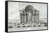 Statue of Olympian Zeus, Made by Phidias in Gold and Ivory-Johann Bernhard Fischer Von Erlach-Framed Stretched Canvas