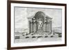 Statue of Olympian Zeus, Made by Phidias in Gold and Ivory-Johann Bernhard Fischer Von Erlach-Framed Giclee Print