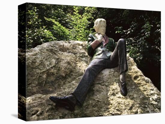 Statue of Oscar Wilde, Merrion Square, Dublin, Eire (Republic of Ireland)-Ken Gillham-Stretched Canvas