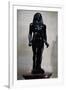 Statue of Osiris in Black Marble, by Antoine-Guillaume Granjacquet-null-Framed Giclee Print