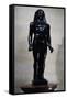 Statue of Osiris in Black Marble, by Antoine-Guillaume Granjacquet-null-Framed Stretched Canvas