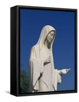 Statue of Our Lady Near St. James, Medjugorje, Bosnia Herzegovina, Europe-Pottage Julian-Framed Stretched Canvas