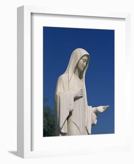 Statue of Our Lady Near St. James, Medjugorje, Bosnia Herzegovina, Europe-Pottage Julian-Framed Photographic Print