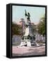 Statue of Paul Chomedey De Maisonneuve, Montreal, 1904-null-Framed Stretched Canvas