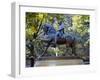 Statue of Paul Revere Near Old North Church, Boston, Massachusetts, USA-Fraser Hall-Framed Photographic Print