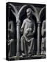 Statue of Philip of Taranto, Detail of Tomb of Queen Mary of Hungary-null-Stretched Canvas