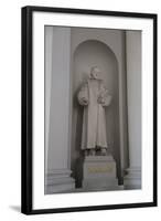 Statue of Philipp Melanchthon, Lutheran Cathedral, Helsinki, Finland, 2011-Sheldon Marshall-Framed Photographic Print