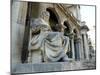 Statue of Playwright Moliere Outside Theatre, Old City, Avignon, Rhone Valley, Provence, France-David Lomax-Mounted Photographic Print