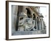 Statue of Playwright Moliere Outside Theatre, Old City, Avignon, Rhone Valley, Provence, France-David Lomax-Framed Photographic Print