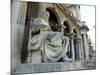 Statue of Playwright Moliere Outside Theatre, Old City, Avignon, Rhone Valley, Provence, France-David Lomax-Mounted Photographic Print