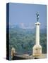 Statue of Pobednik, Kalemegdan, Belgrade, Serbia-Russell Young-Stretched Canvas