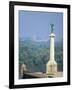 Statue of Pobednik, Kalemegdan, Belgrade, Serbia-Russell Young-Framed Photographic Print