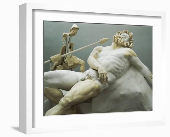 Statue of Polyphemus-null-Framed Giclee Print