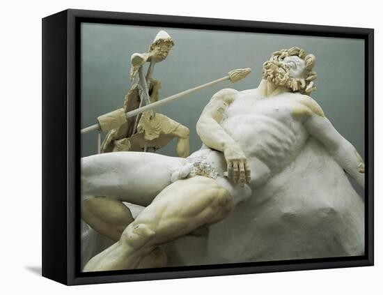 Statue of Polyphemus-null-Framed Stretched Canvas