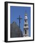 Statue of Pope John Paul II and Basilica, Fatima, Portugal, Europe-Jeremy Lightfoot-Framed Photographic Print