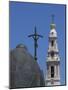 Statue of Pope John Paul II and Basilica, Fatima, Portugal, Europe-Jeremy Lightfoot-Mounted Photographic Print