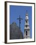 Statue of Pope John Paul II and Basilica, Fatima, Portugal, Europe-Jeremy Lightfoot-Framed Photographic Print