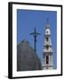 Statue of Pope John Paul II and Basilica, Fatima, Portugal, Europe-Jeremy Lightfoot-Framed Photographic Print