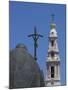 Statue of Pope John Paul II and Basilica, Fatima, Portugal, Europe-Jeremy Lightfoot-Mounted Photographic Print