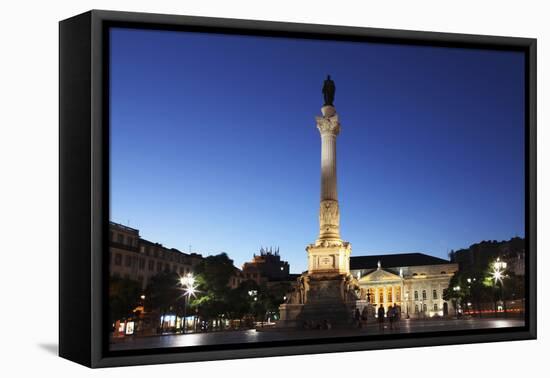 Statue of Portugal's King Dom Pedro Iv-Stuart Forster-Framed Stretched Canvas