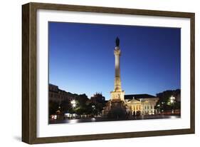 Statue of Portugal's King Dom Pedro Iv-Stuart Forster-Framed Photographic Print